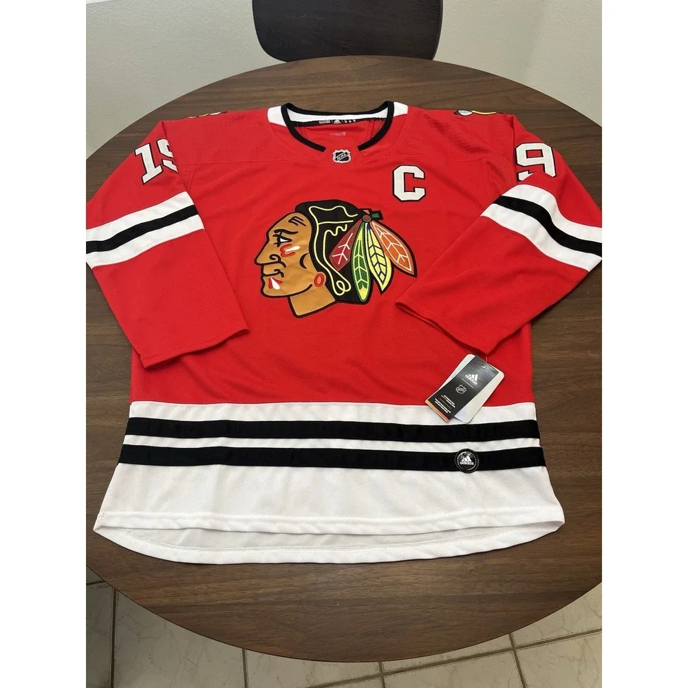 Chicago Blackhawks Jonathan Toews Hockey Jersey Strap Size 54 XL NWT Adidas NHL